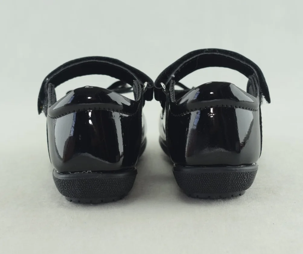 781-mocassin fille 2023-2024 noir brillant 26-30