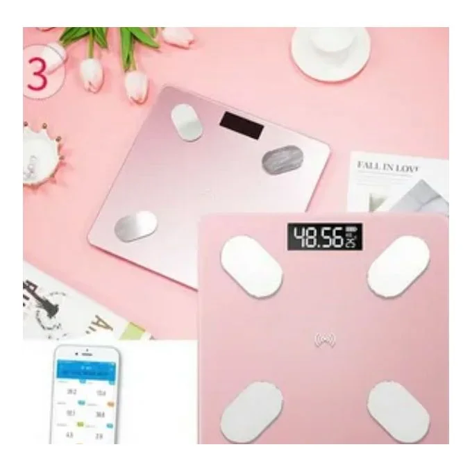 431R - Balance Pese Personne Impédancemètre Bluetooth Connectee - Rose