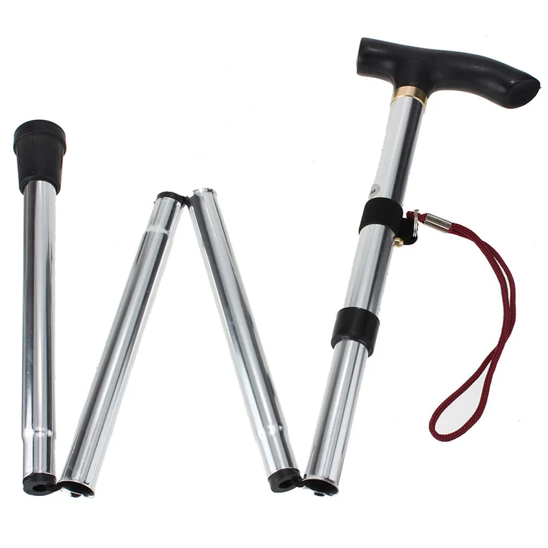 854G - Canne de Marche pliante ultra légère - Argent