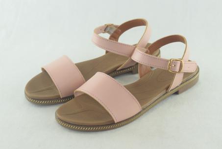 559-Sandales femme plate et légère tendance 2023-2024 Rose