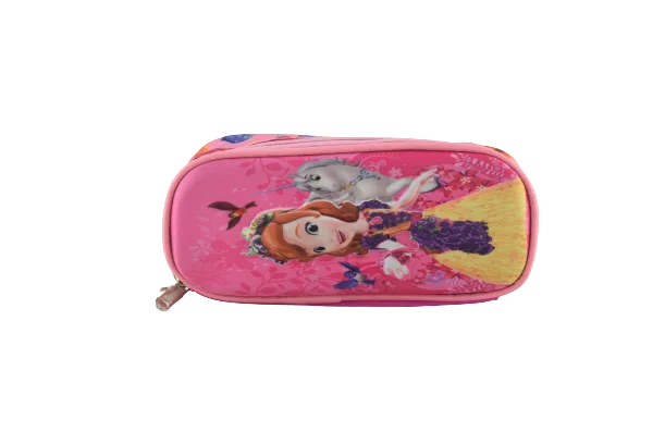 874 - Cartable scolaire à roulette 3 pièces Princess Sofia