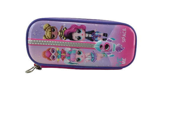 861 - Cartable scolaire à roulette 3 pièces LOL