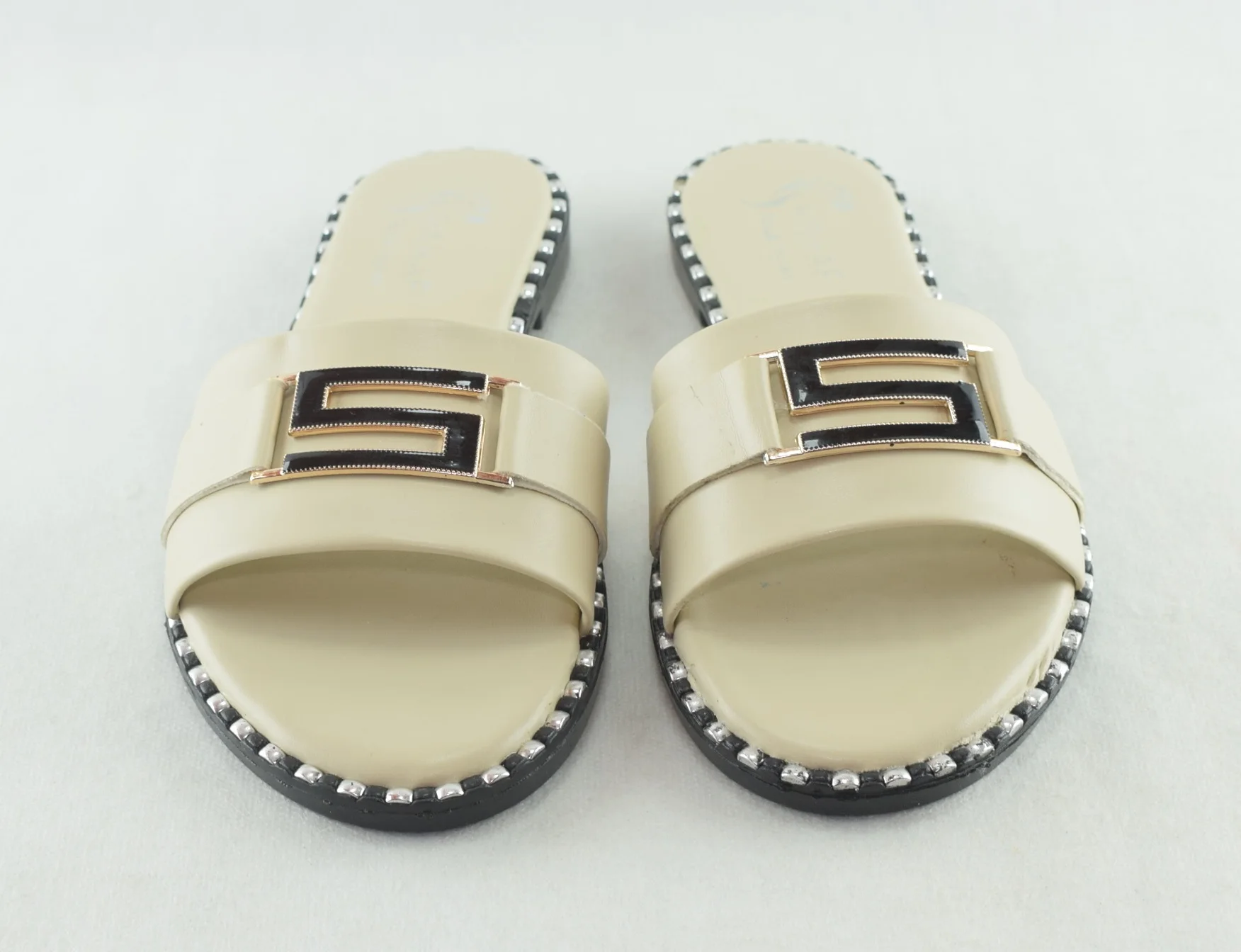 459 - Sandale femme Chic beige Tendance 2022