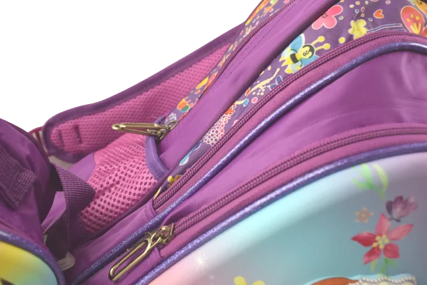 869 - Cartable scolaire à roulette 3 pièces Princess Sofia