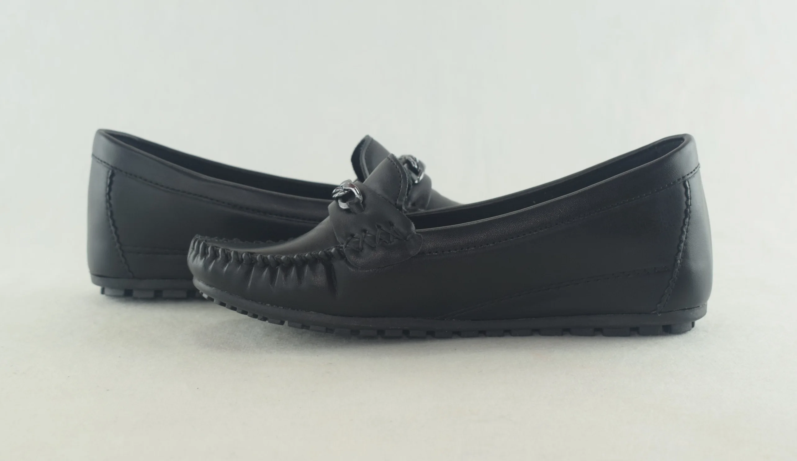 556 - mocassins pour femme tendance  - Noir