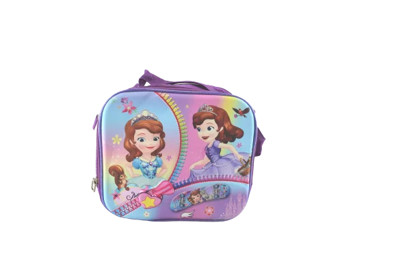 869 - Cartable scolaire à roulette 3 pièces Princess Sofia