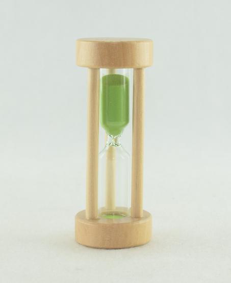 646VE - Sablier en Verre Horloge 10 Minutes -  Créatif pour décoration - Vert