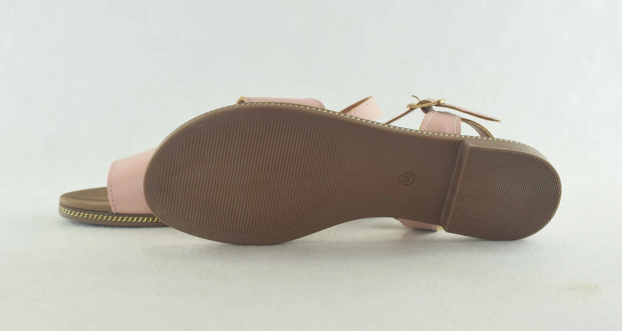 559-Sandales femme plate et légère tendance 2023-2024 Rose