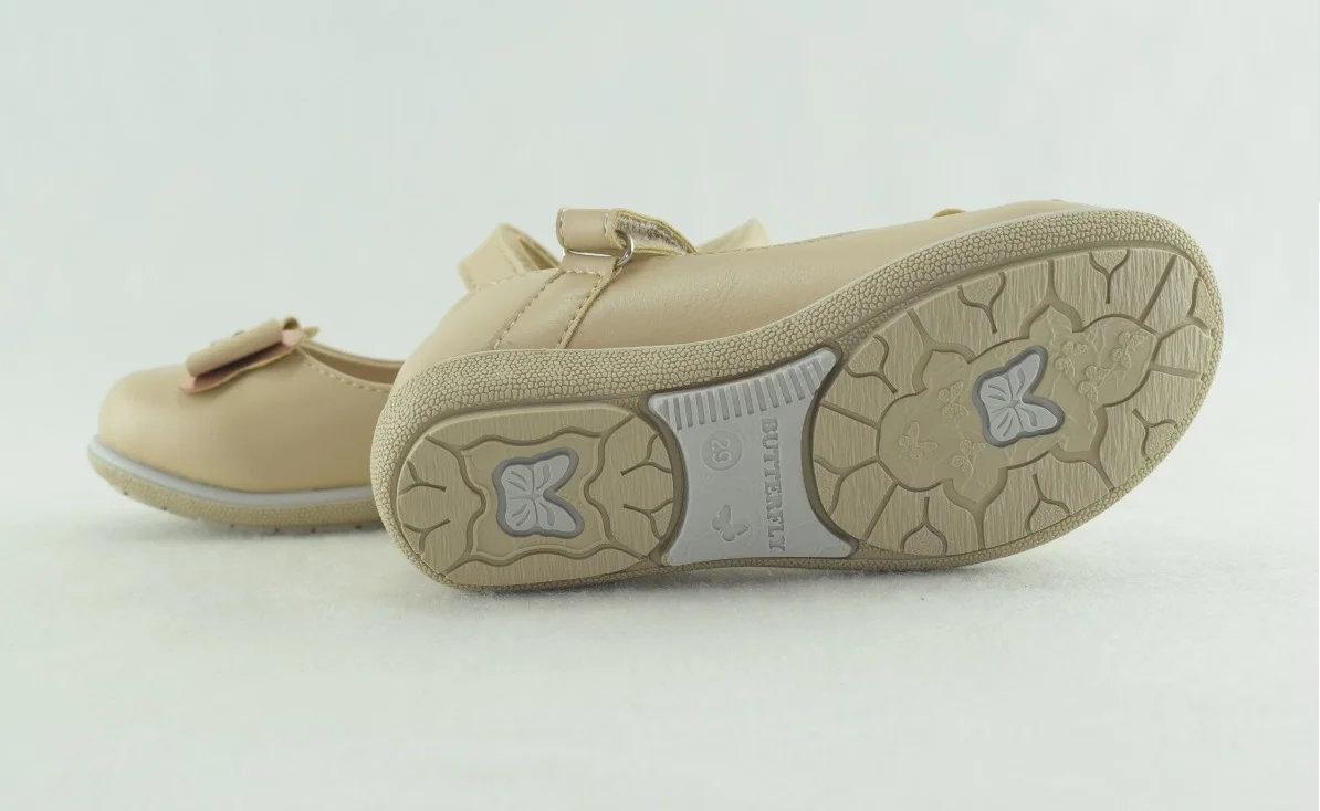 782-mocassin fille 2023-2024 noeud beige mat 27-30