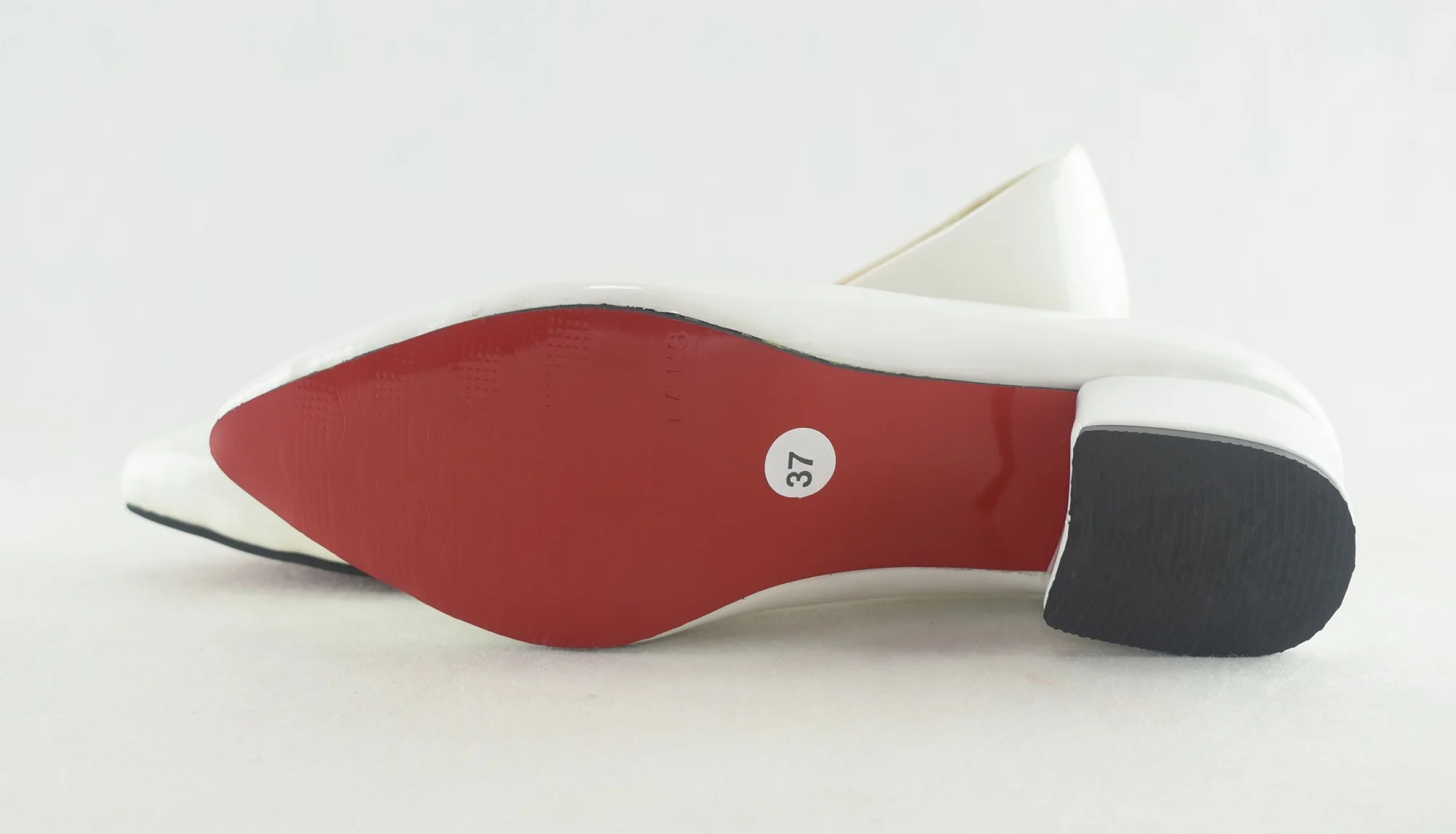 498 - Escarpins chaussures femme à talon moyen - Blanc - EU 41