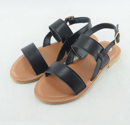 820-Sandales femme plate et légère tendance 2024-Noir