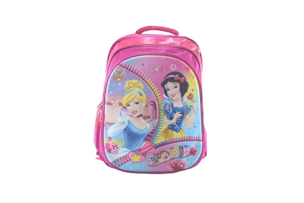 868 - Cartable scolaire à roulette 3 pièces Princess