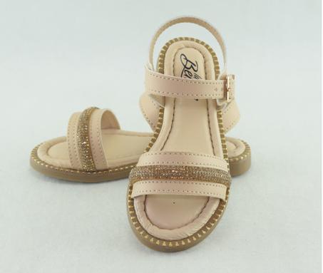 748-Sandale décontractée et confortable pour fille du 25 au 30 Beige
