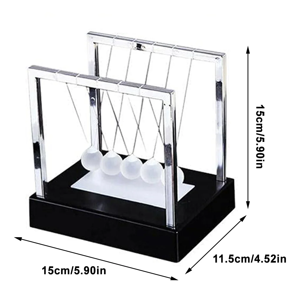 791G - pendule du berceau de Newton a LED - 15 cm