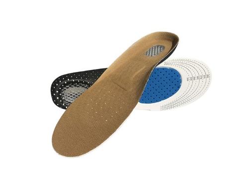 587M - Semelles de Sport en mousse et Silicone, Support de voûte plantaire orthopédique 40-46 - Marron