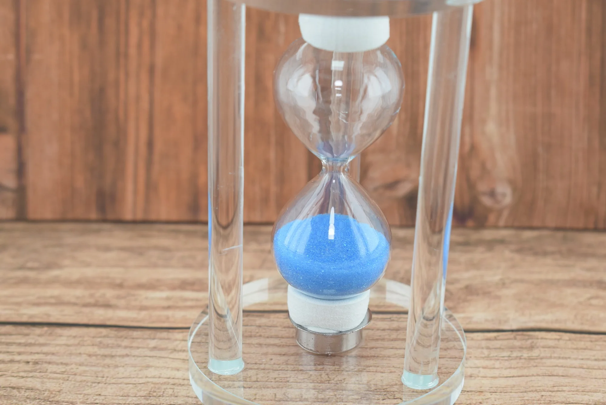 774B - Sablier en verre 7 secondes, décoratif et pratique - Bleu