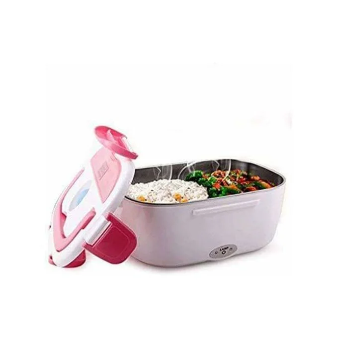 112 - Boite électrique à repas chauffante, Lunch box - Rouge