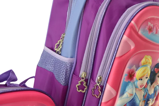 845 - Cartable scolaire à roulette 3 pièces PRINCESS