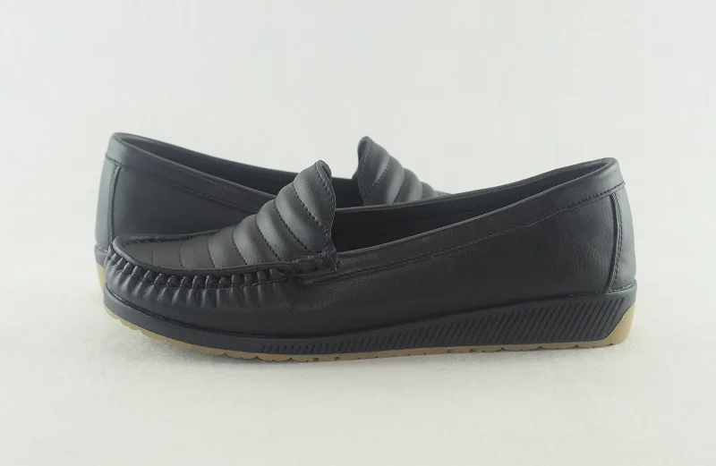 528 - Mocassins pour femme tendance 2023 - Noir