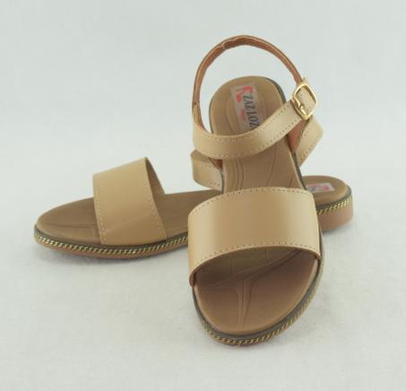 814-Sandales femme plate et légère tendance 2023-2024 Beige