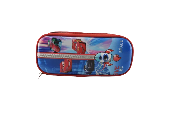 858 - Cartable scolaire à roulette 3 pièces CARS