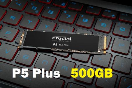 712 - Crucial P5 plus M.2 NVMe SSD 500 gb - 500GB