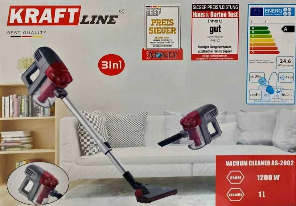 803 - Kraft line Aspirateur 3 en 1, portable avec câble 1200 W