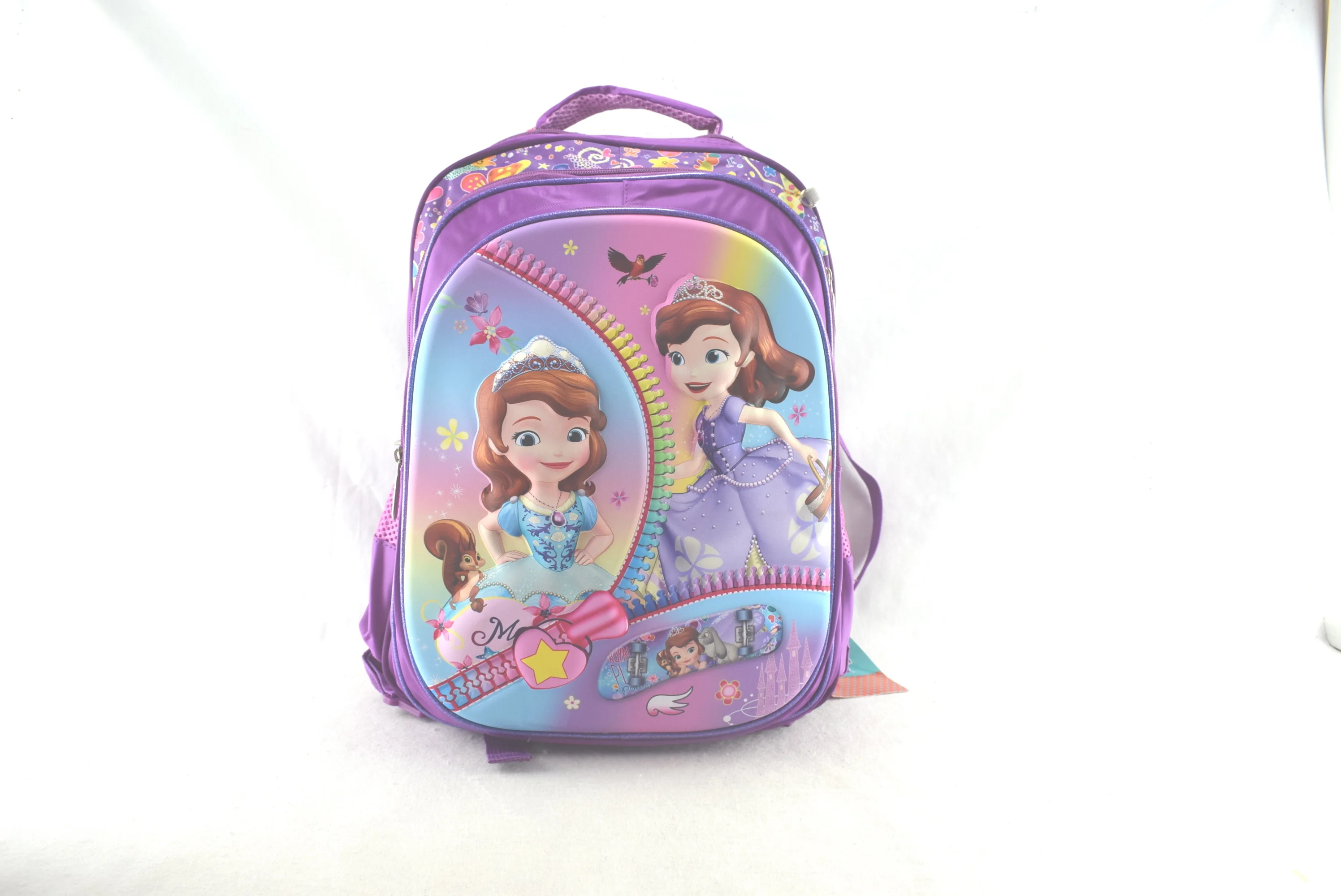 869 - Cartable scolaire à roulette 3 pièces Princess Sofia