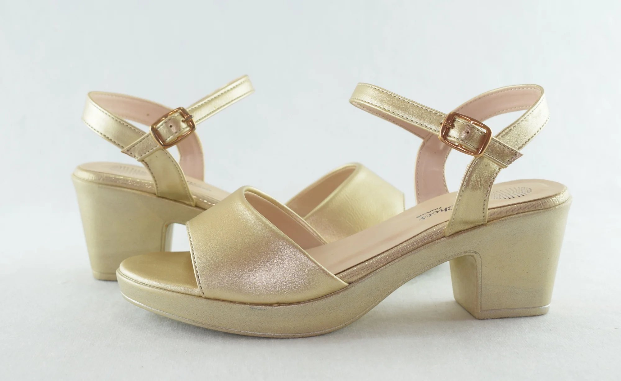 448-Sandale à talon Pour Femme chic tendance 2022 - Or