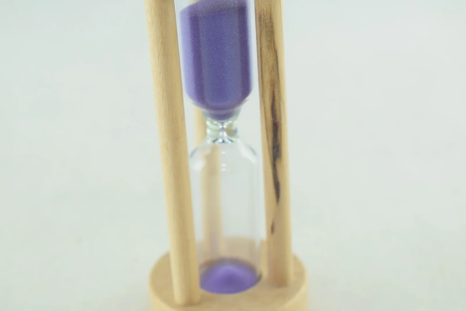 646VI - Sablier en Verre Horloge 10 Minutes -  Créatif pour décoration - Violet