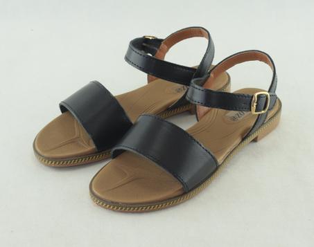 813-Sandales femme plate et légère tendance 2023-2024 Noir