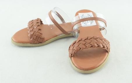 702-Sandale femme  Marron Tendance 2023-2024