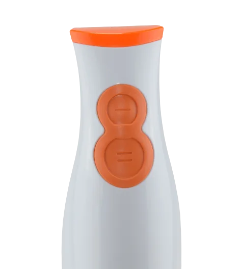 Mixeur plongeant inox 400W - hand blender - Orange