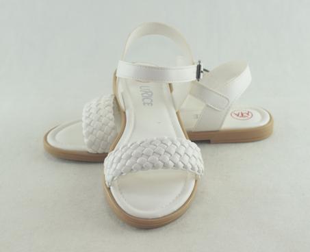 560-Sandales femme plate et légère tendance 2023-2024 Blanc