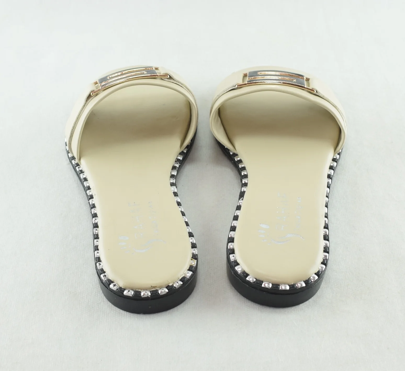 459 - Sandale femme Chic beige Tendance 2022
