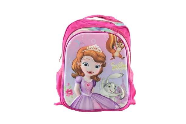 840 - Cartable scolaire à roulette 3 pièces SOFIA