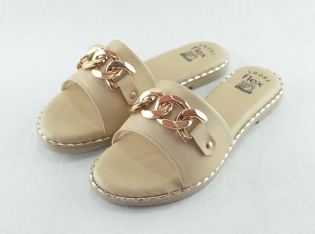 441 - Sandale femme Chic - Beige