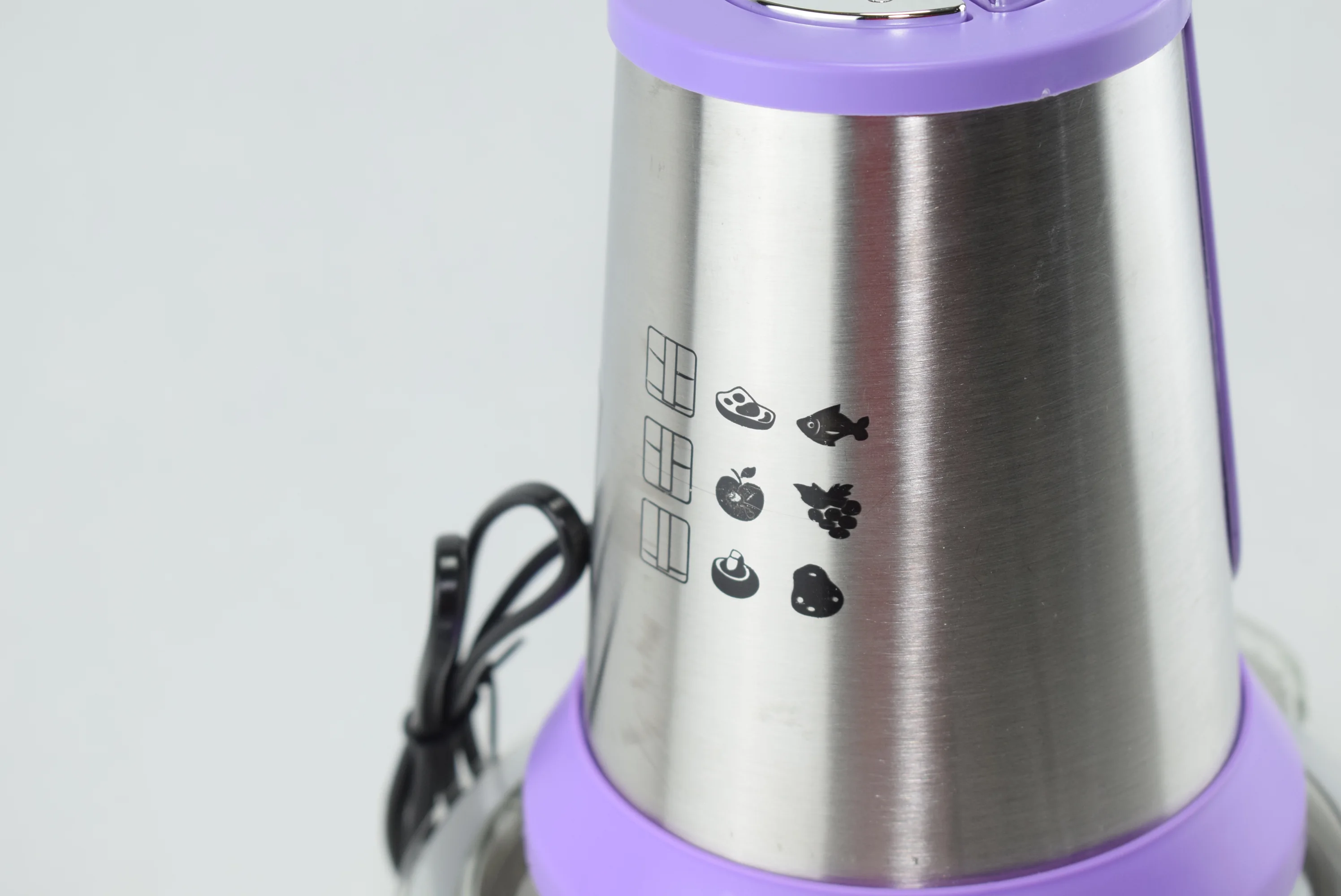 185 - Hachoir Électrique Bol en INOX 2L - 450W مفرمة كهربائية ستانلس ستيل وعاء 2 لتر - 450 وات