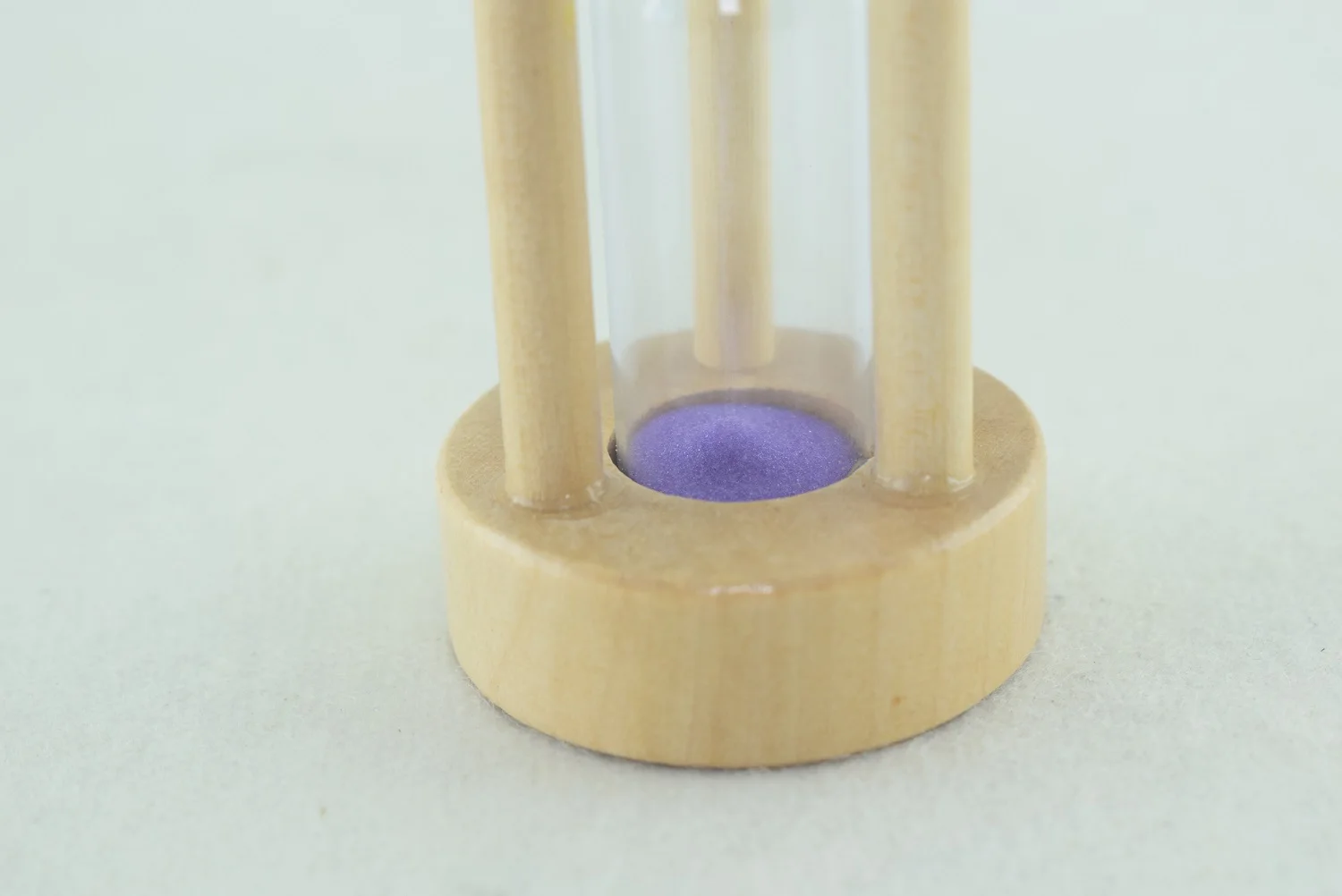 646VI - Sablier en Verre Horloge 10 Minutes -  Créatif pour décoration - Violet