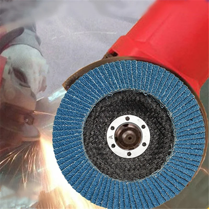 10 Disques de ponçage à Lamelles 115 Abrasifs pour Acier Inox Métal Grain 60