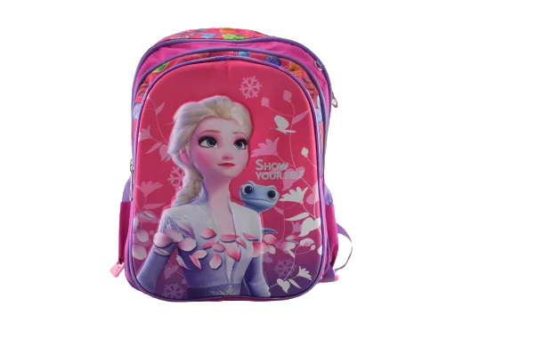 847 - Cartable scolaire à roulette 3 pièces Frozen / Elsa