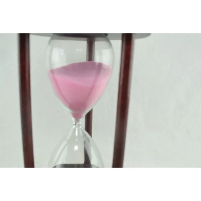 934 - Sablier rond 30 minutes - Rose élégant et utile
