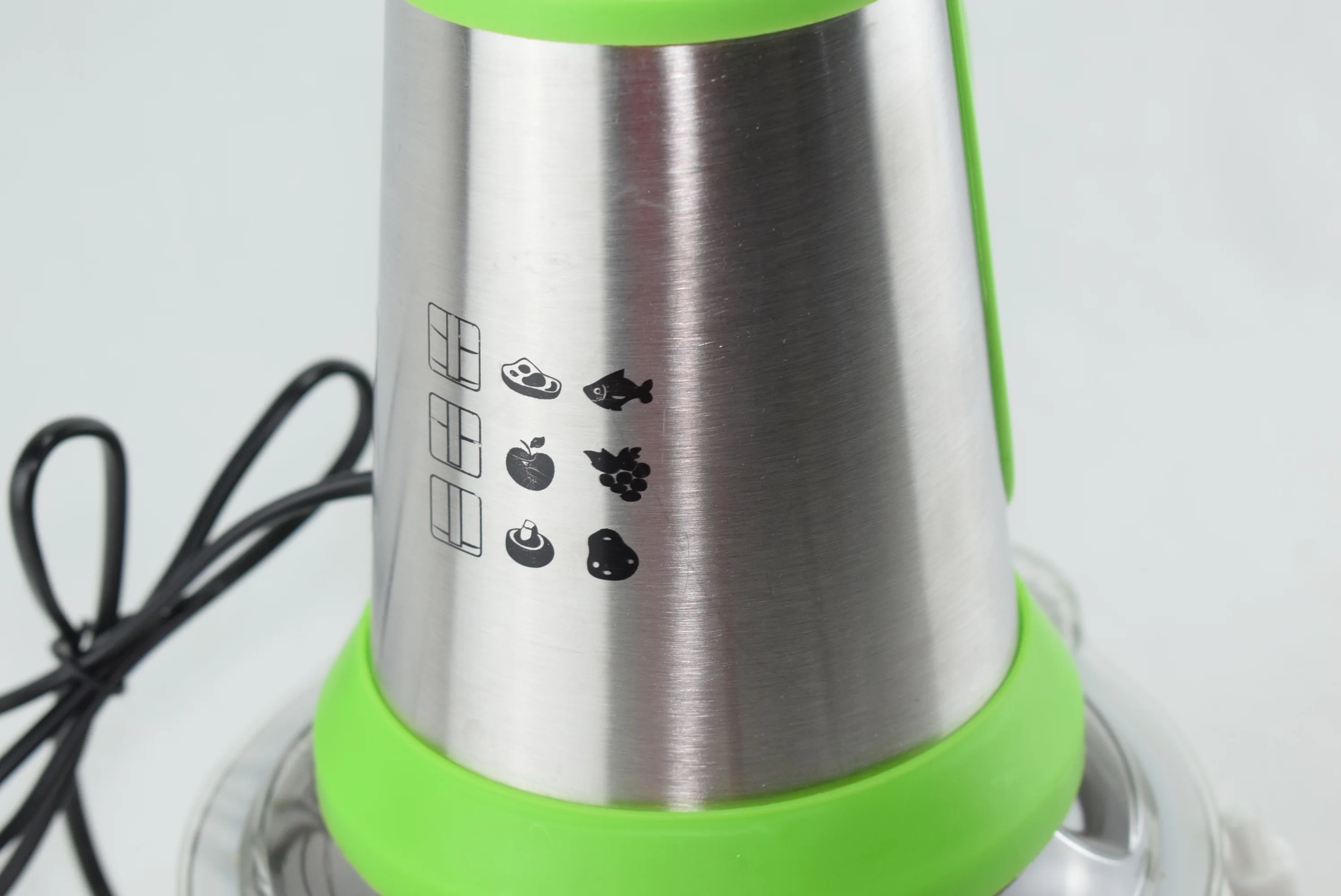 185 - Hachoir Électrique Bol en INOX 2L - 450W مفرمة كهربائية ستانلس ستيل وعاء 2 لتر - 450 وات