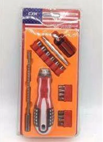 673 - Set De Tournevis et de Vissage - 18 Pcs - Multifonction - CXH-669