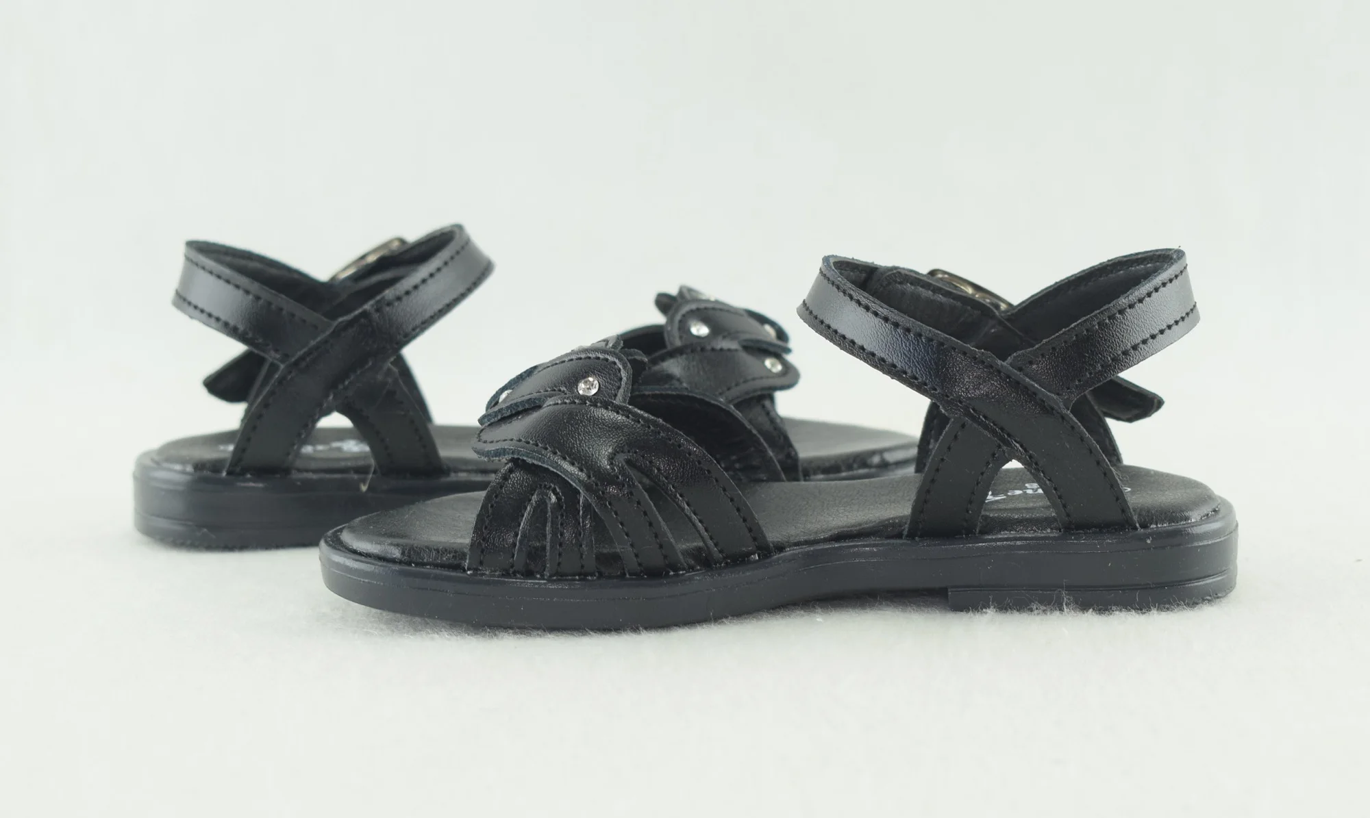 719-Sandale pour fille légère et confortable taille 20 à 34 Noir