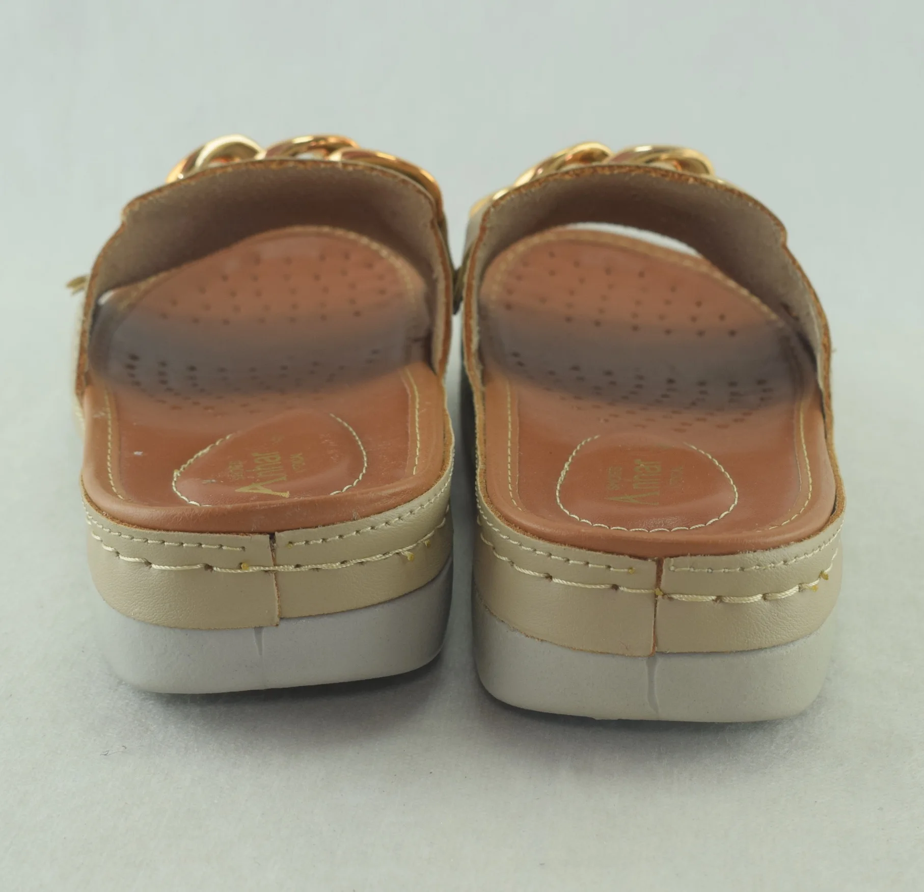 895-Sandales Femme, Tendance 2024-Beige