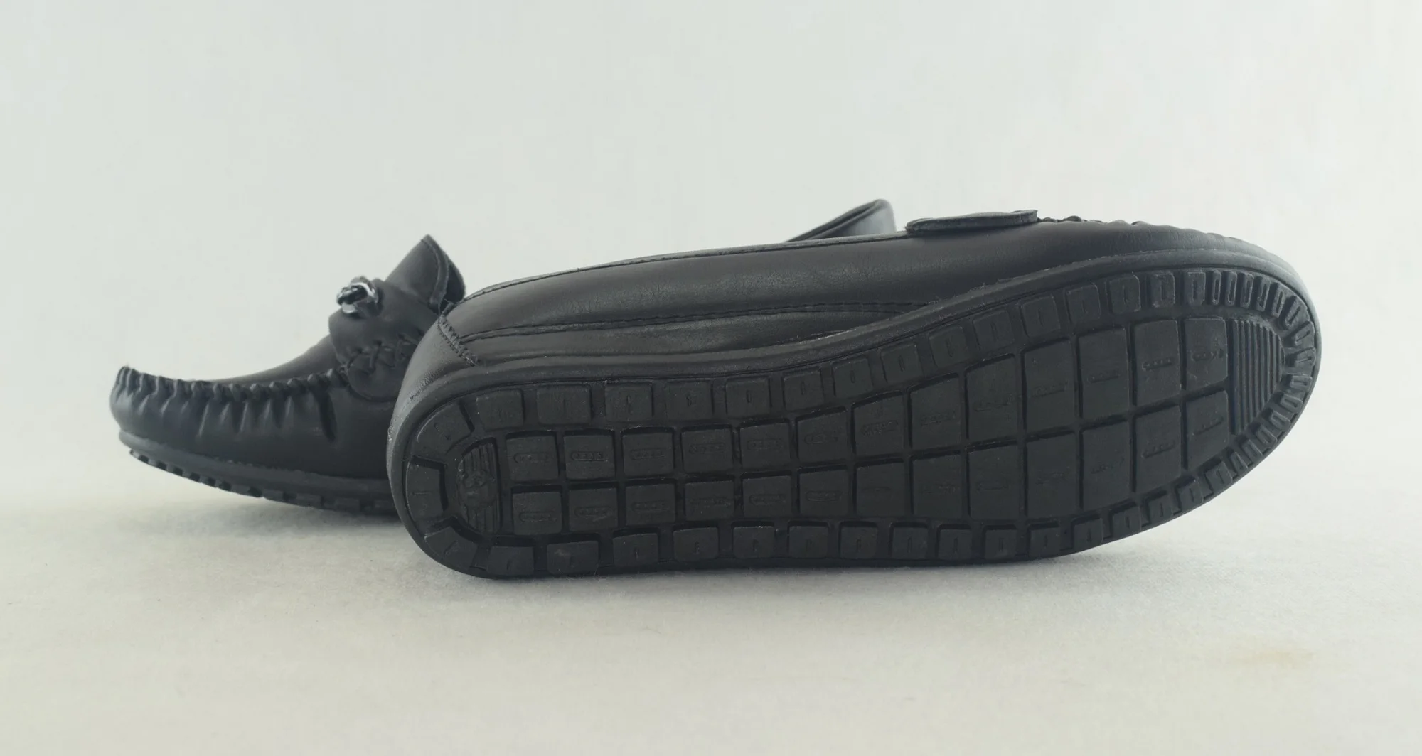 556 - mocassins pour femme tendance  - Noir