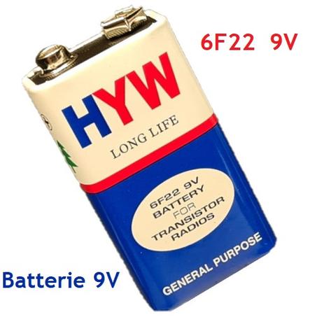 363 - 1 Pile 9V 6F22 long life - 6F22