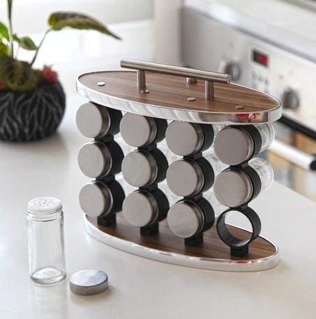 639 - Ensemble de pots à épices, 12 pièces, support de rangement pour condiments