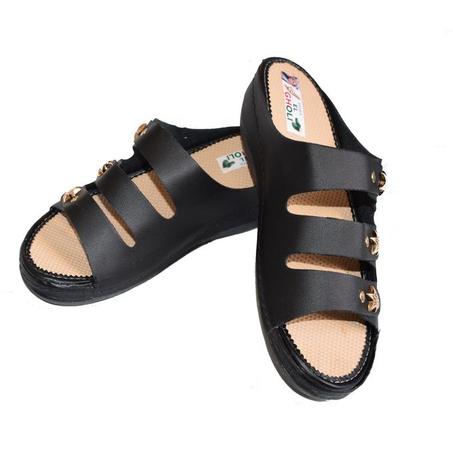 01-Sandale femme NOIR,Sandale cuir Souple et légère,confortable,haute qualité